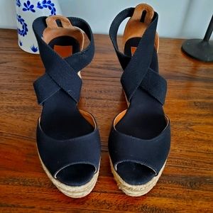 Tory burch espadrilles wedges, New, never worn